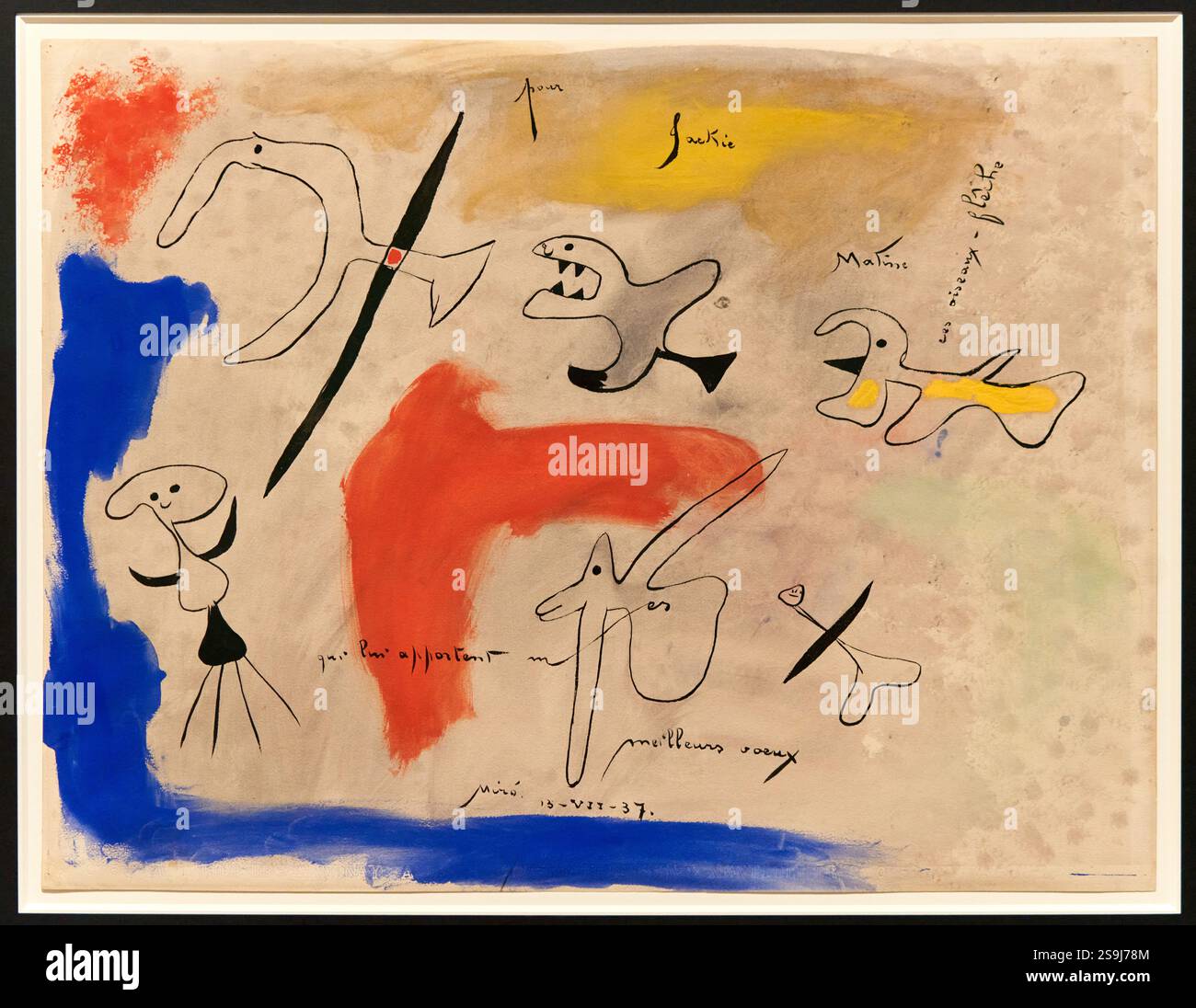 Untitled, 1933, Joan Miró, Barcelona, Katalonien, Spanien. Stockfoto