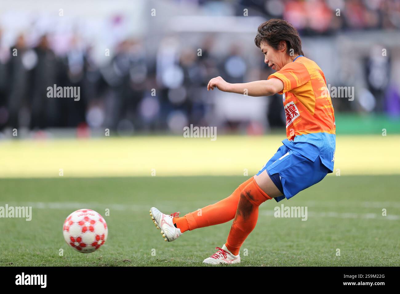 Fuka Kono (Albirex Ladies), 25. JANUAR 2025 - Fußball / Fußball : The Empress's Cup JFA 46th Japan Women's Football Championship Endspiel zwischen Urawa Reds Ladies 1-1 (PK5-4) Albirex Niigata Ladies im Edion Peace Wing Stadium in Hiroshima, Japan. (Foto: SportsPressJP/AFLO) Stockfoto