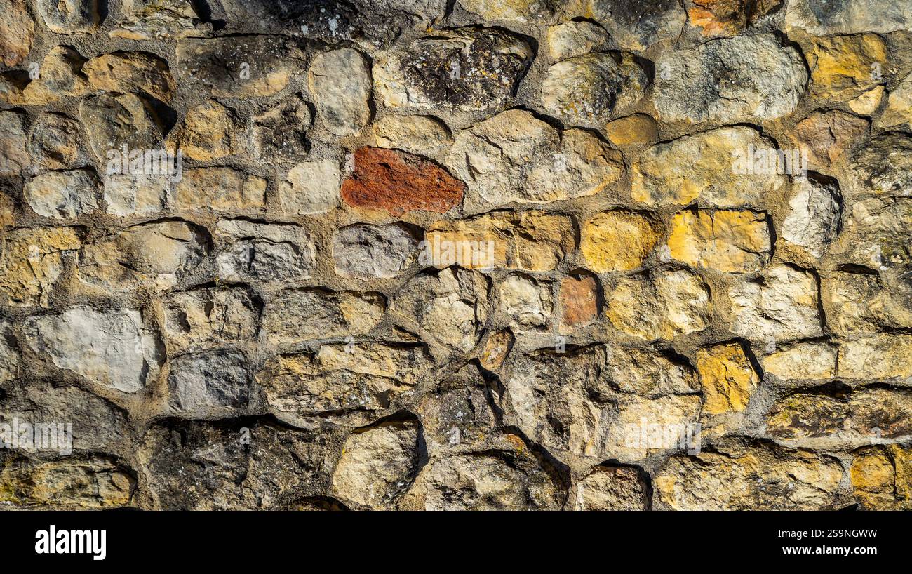 Strukturiertes Hintergrunddesign Mit Natursteinwand Stockfoto