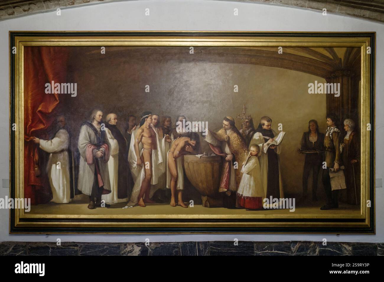 Königliches Kloster von Santa Maria de Guadalupe, Franziskaner, gotische Architektur, Stadt Guadalupe, Provinz Caceres. Extremadura, Spanien, Europa. Stockfoto