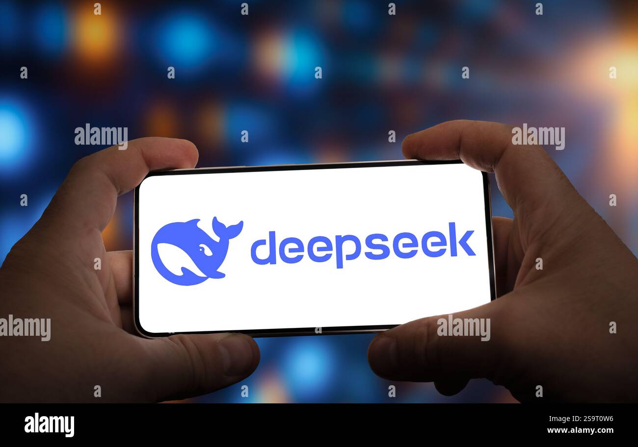 Deepseek chinesisches KI-Unternehmen für künstliche Intelligenz Stockfoto