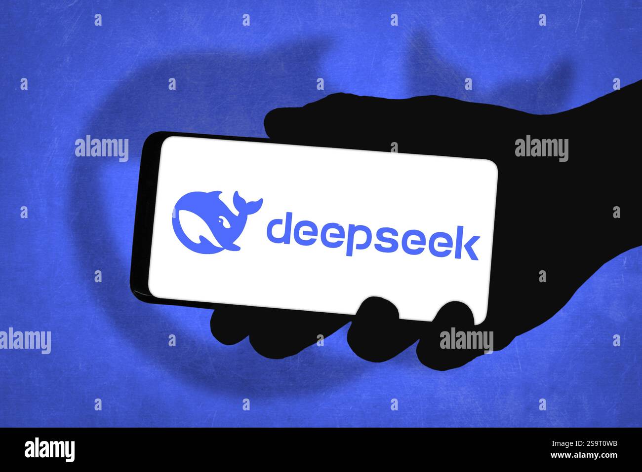 DeepSeek - chinesisches Unternehmen für künstliche Intelligenz Stockfoto