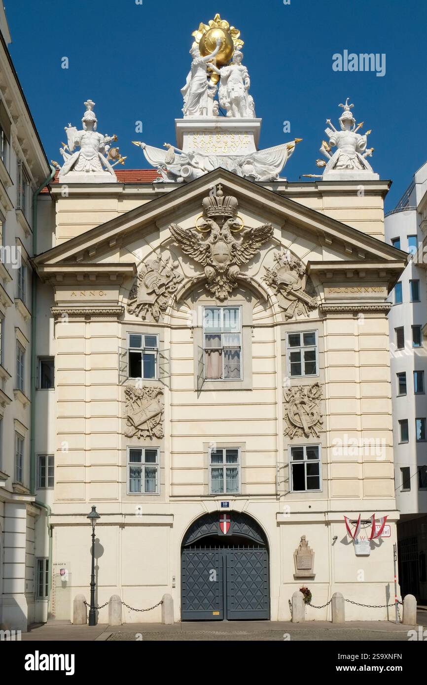 Wien, Österreich. Wunderschöne Architektur. Stockfoto