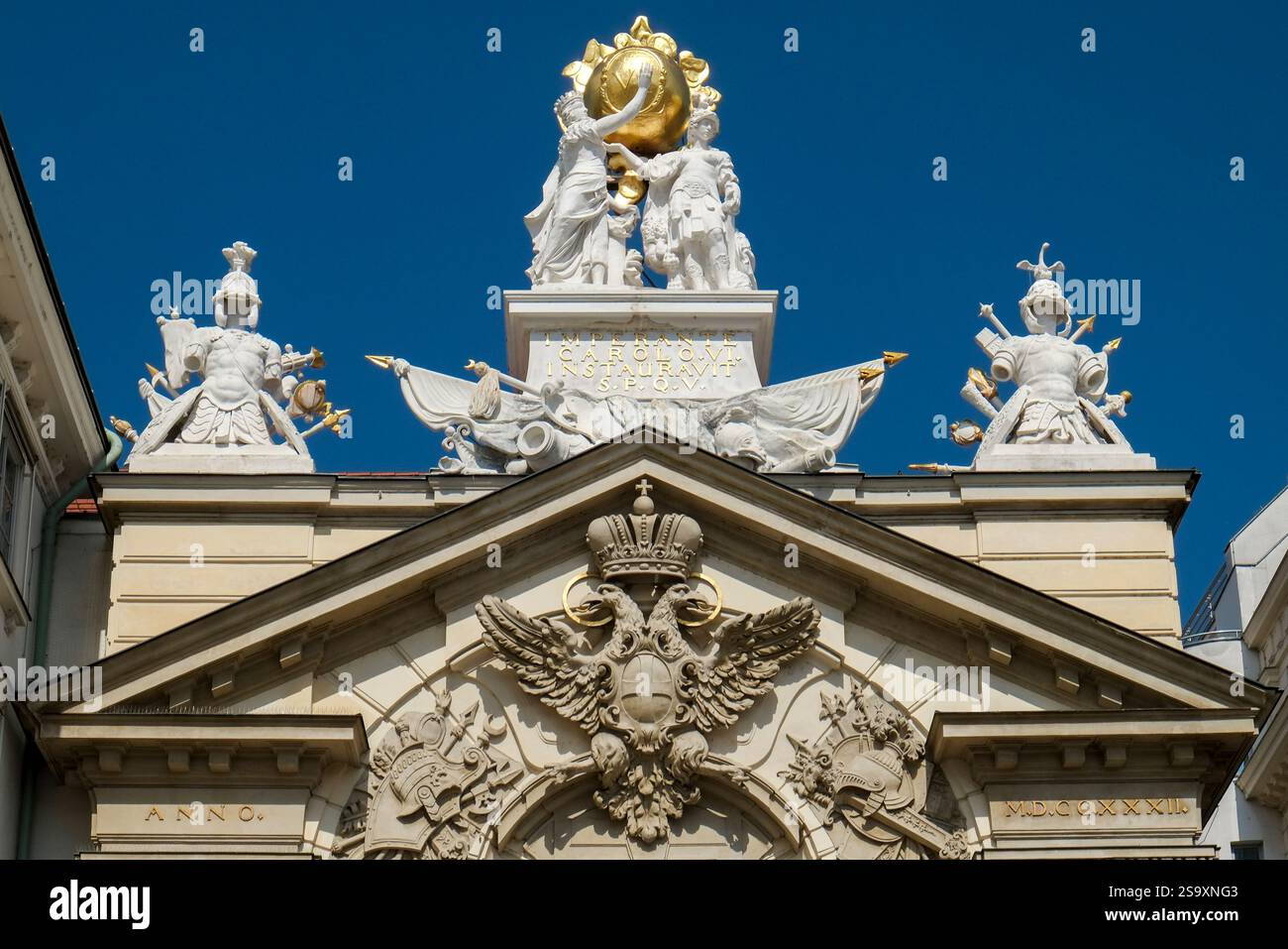 Wien, Österreich. Wunderschöne Architektur. Stockfoto