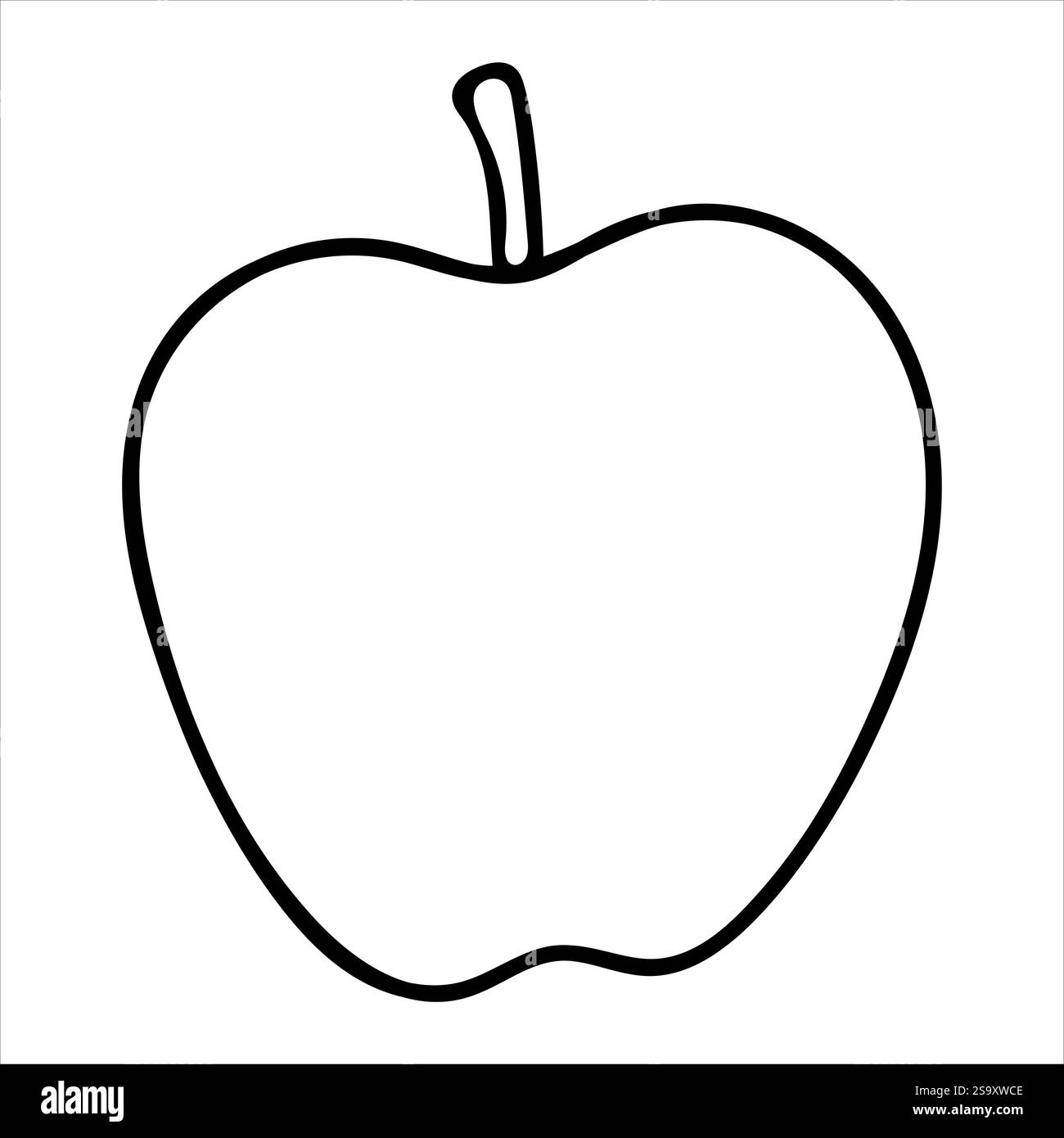 Kreative Apple Icons für Grafikdesign Stock Vektor