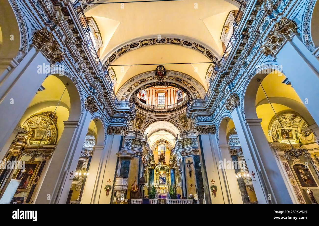 Saint Marie und Saint Reparte de Nice, Cote d'Azur, Frankreich. Die Kirche wurde in den 1600er Jahren erbaut Stockfoto