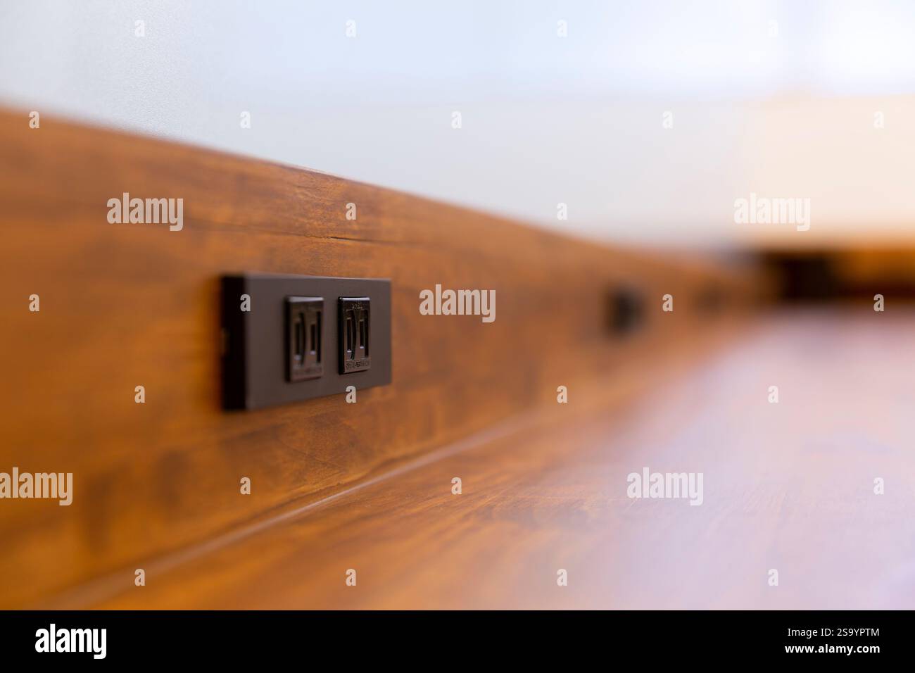 Elektrische Steckdose Stockfoto