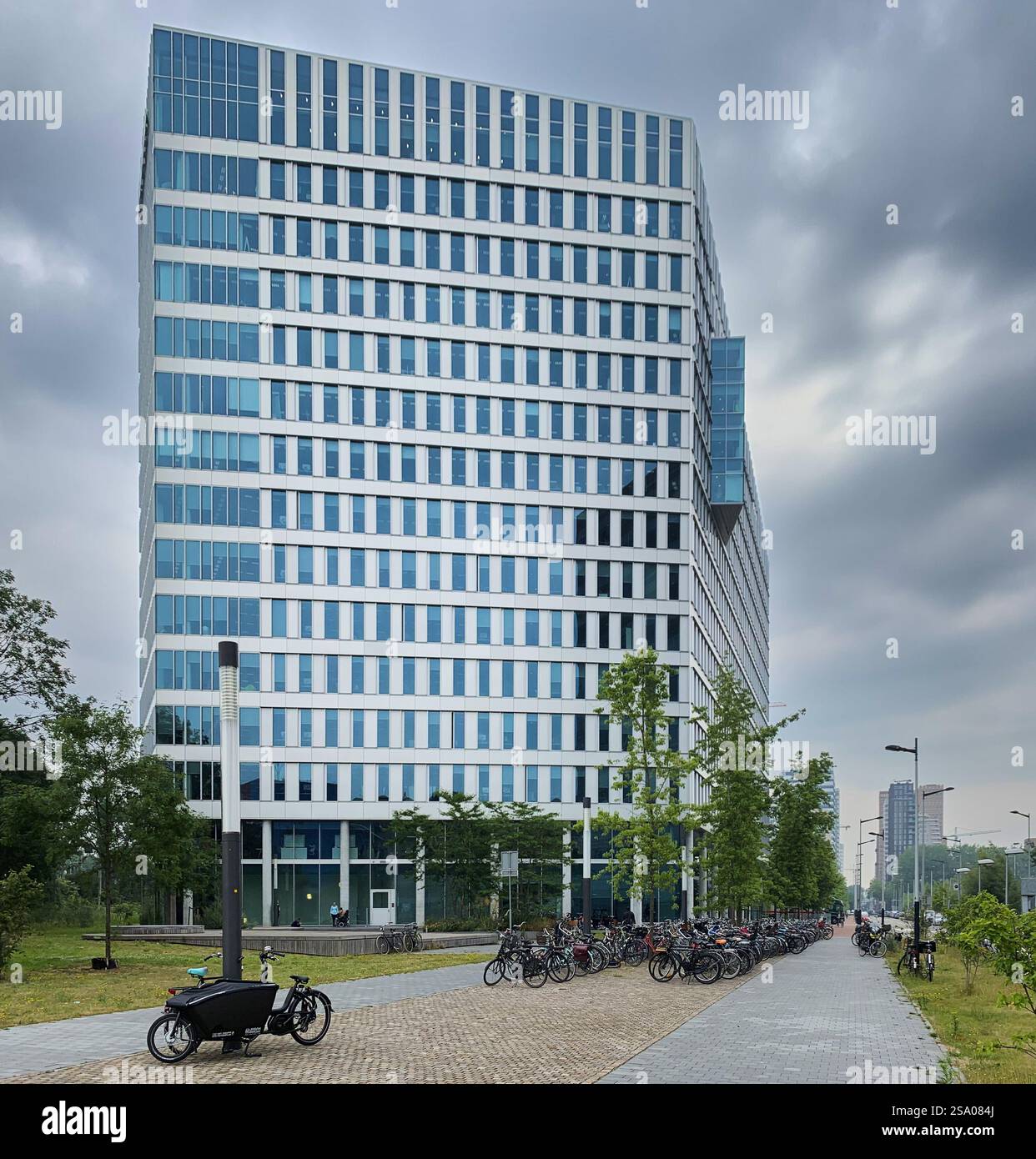 Das Edge in Amsterdam ist das nachhaltigste Gebäude der Welt Stockfoto