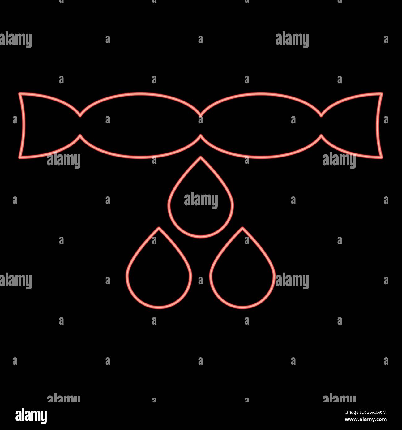 Neon trocknende Kleidung Entfernen Drücken Wassertropfen fallen fallen aus Wäschekonzept rote Farbe Vektor Illustration Bild flache Art Licht. Neon trocknende Kleidung Entfernen drückendes Wasser Tropfen fallen aus Wäschekonzept rote Farbe Vektor Illustration Bild flach Stil Stock Vektor