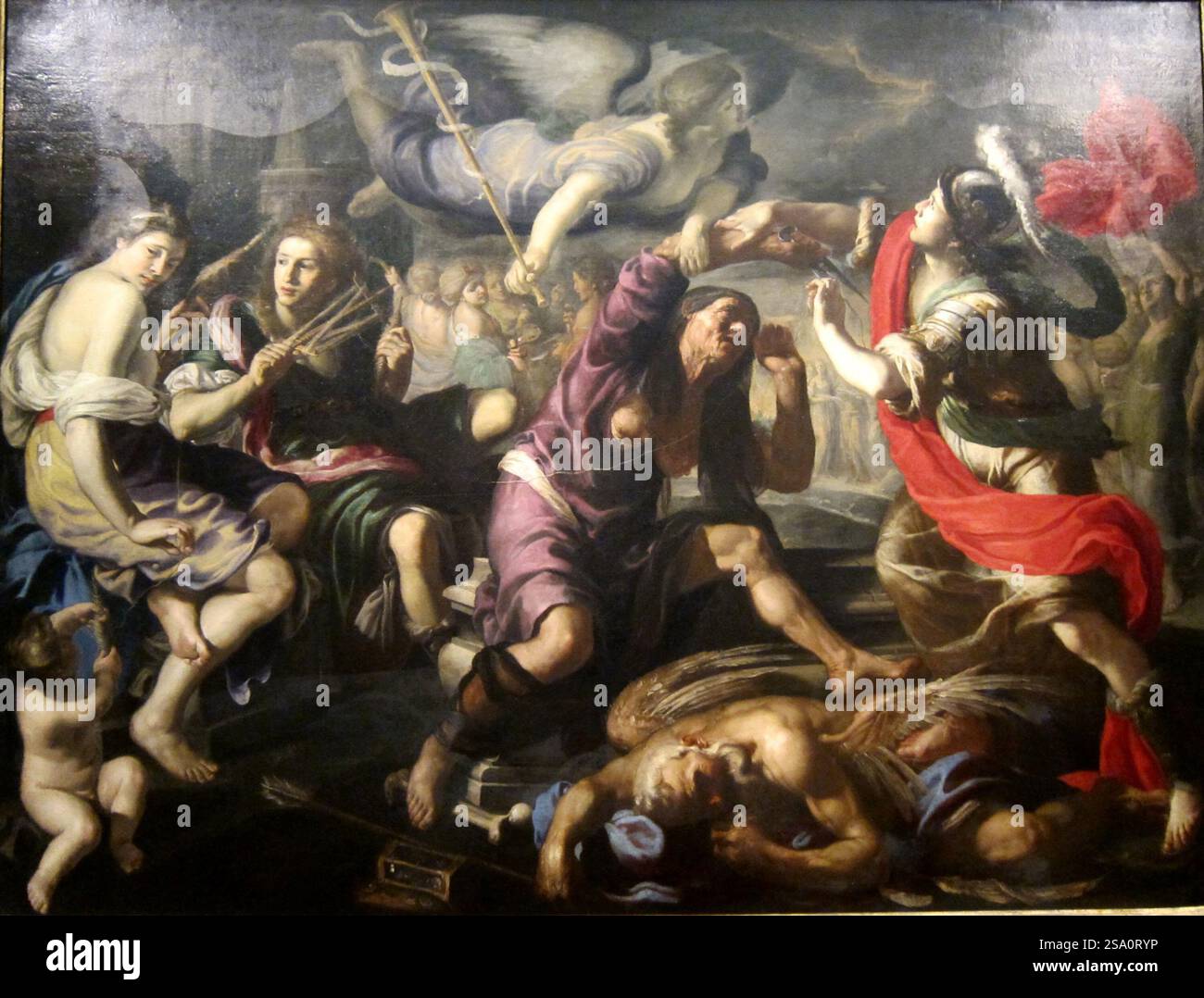 "Alexander der große und die Schicksale von Bernardo Mei, Cincinnati Art Museum Stockfoto