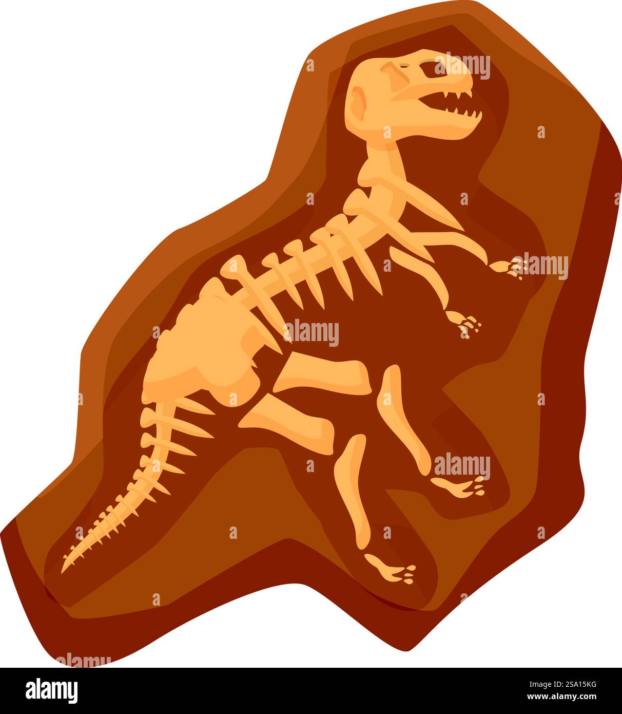 Dinosaurier Evolution Schlammschicht Icon Cartoon Vektor. Biologiemuseum. Erdung erlernen. Dinosaurier Evolution Schlammschicht Icon Cartoon Vektor. Biologiemuseum Stock Vektor