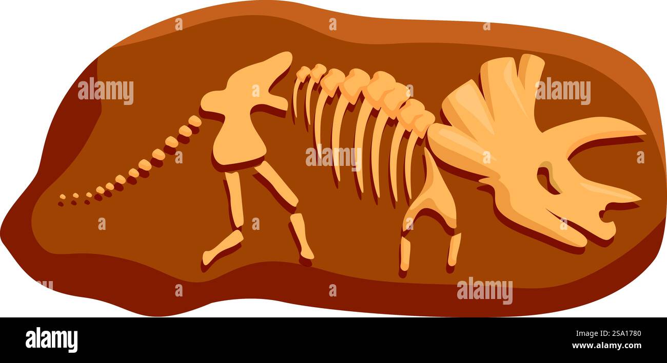Dinosaurier Bodenschlamm Symbol Cartoon Vektor. Layer Natur. Alte Wissenschaftsbiologie. Dinosaurier Bodenschlamm Symbol Cartoon Vektor. Layer Natur Stock Vektor