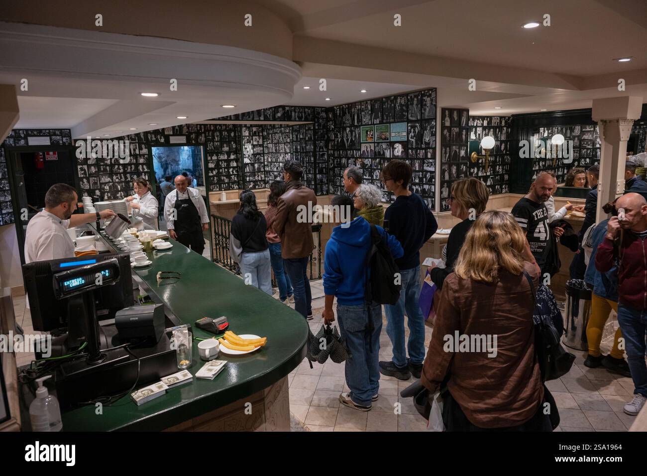Schokolateria San Gines Madrid Spanien Stockfoto