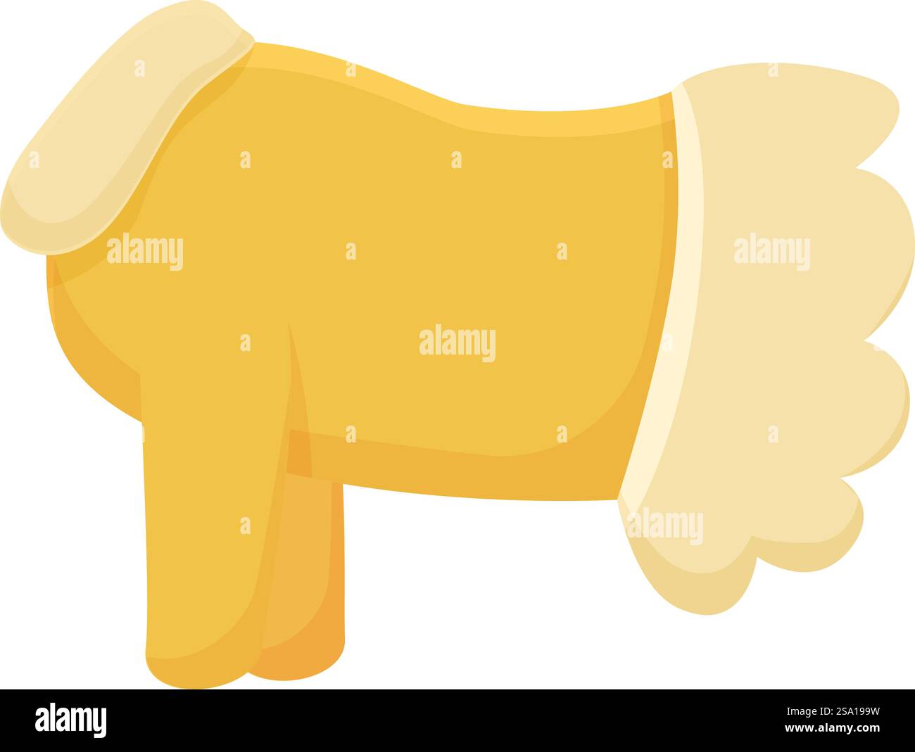 Winterkostüm Ikone Cartoon Vektor. Kragentier. Modischer Schal niedlich. Winterkostüm Ikone Cartoon Vektor. Kragentier Stock Vektor