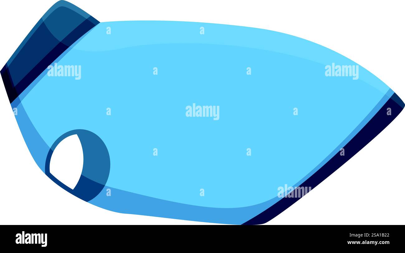 Blaue Haustier Kleidung Icon Cartoon Vektor. Lustiges Clipart. Lustiger Pflegemops. Blaue Haustier Kleidung Icon Cartoon Vektor. Lustiges Clipart Stock Vektor
