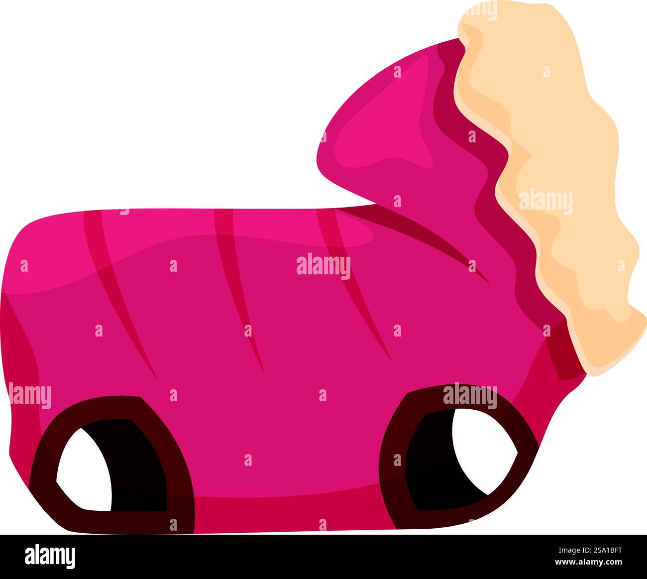 Winter Haustier Jacke Icon Cartoon Vektor. Tierpflege. Mantel mit süßem Schal. Winter Haustier Jacke Icon Cartoon Vektor. Tierpflege Stock Vektor