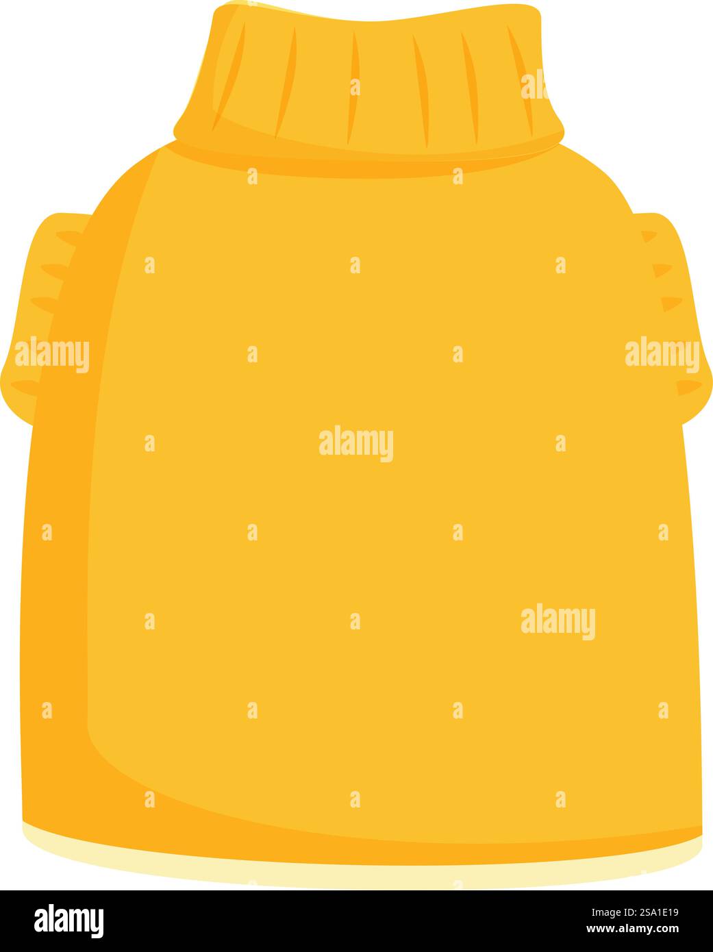 Gelbes Tuch Katze Icon Cartoon Vektor. Kostümfigur. Pullover Hund. Gelbes Tuch Katze Icon Cartoon Vektor. Kostümfigur Stock Vektor