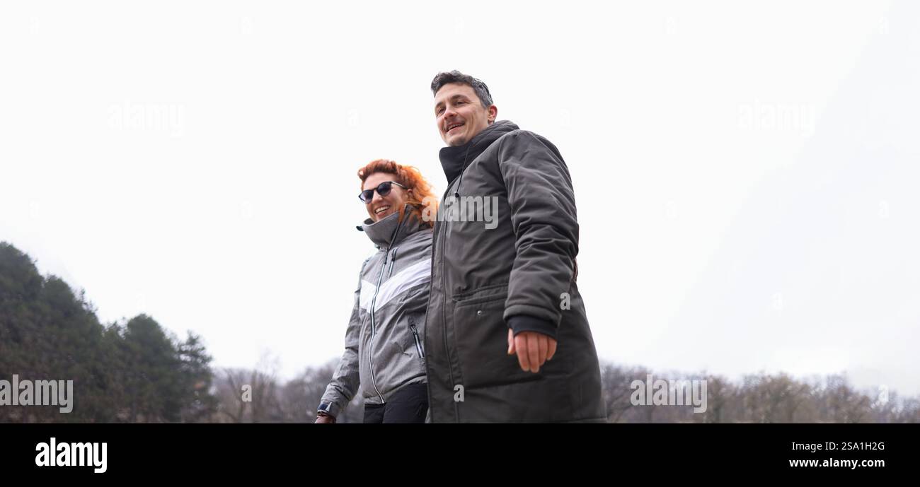 Glückliches Paar und Valentinstag Stockfoto