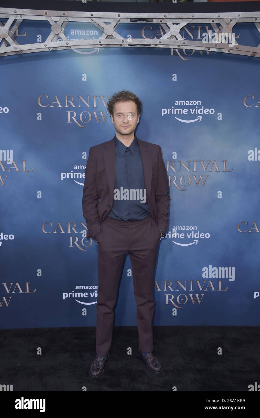 Andrew Gower bei der LA Premiere von „Carnival Row“, Los Angeles, USA - 21. August 2019 Stockfoto