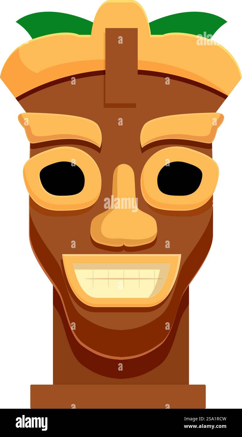 Maya Totem Icon Cartoon Vektor. Alte Statue. Tierischer indianeradler. Maya Totem Icon Cartoon Vektor. Alte Statue Stock Vektor