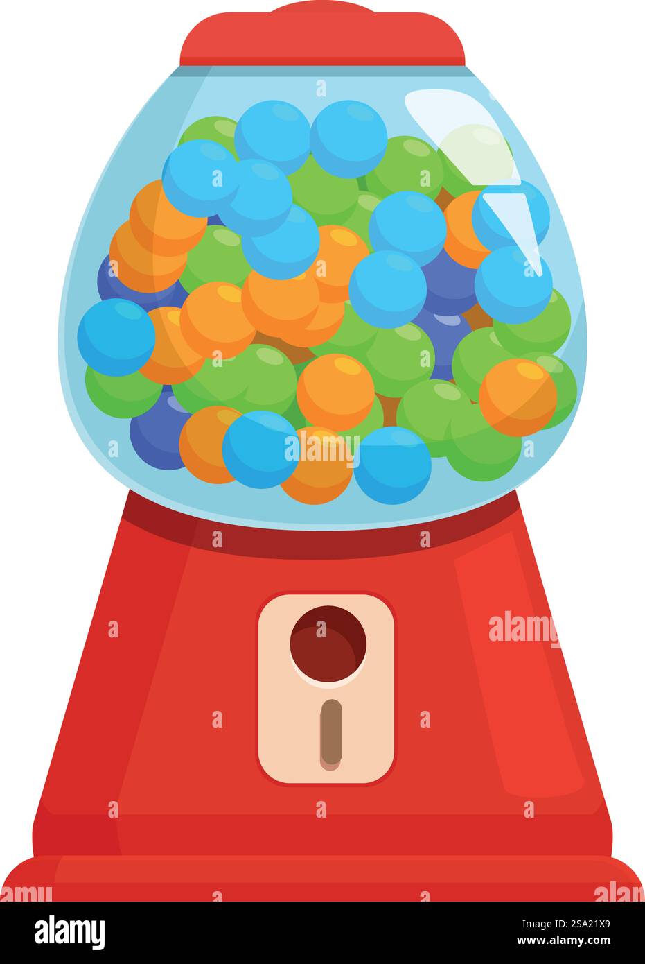 Verkaufsautomaten Ausrüstung Icon Cartoon Vektor. Retro-Bubblegum. Slot Food. Verkaufsautomaten Ausrüstung Icon Cartoon Vektor. Retro-Bubblegum Stock Vektor