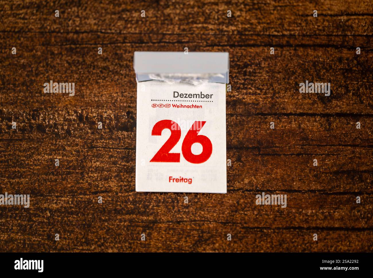23.01.2025, Jahreskalender 2025 Kalenderblatt 26. Dezember 2025, Feiertag 2