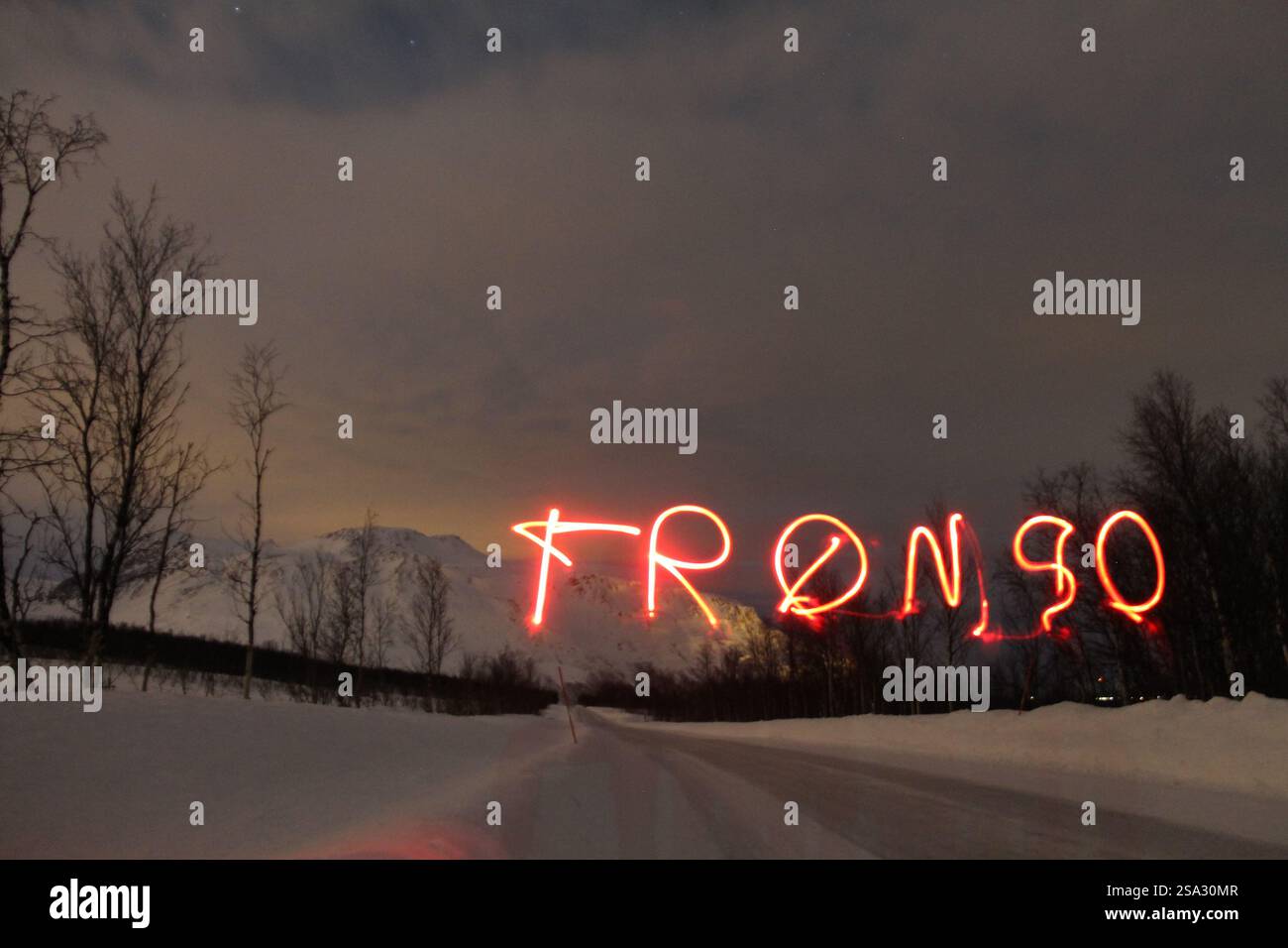 Malerei mit Licht, Fotografie, Kreativität Stockfoto