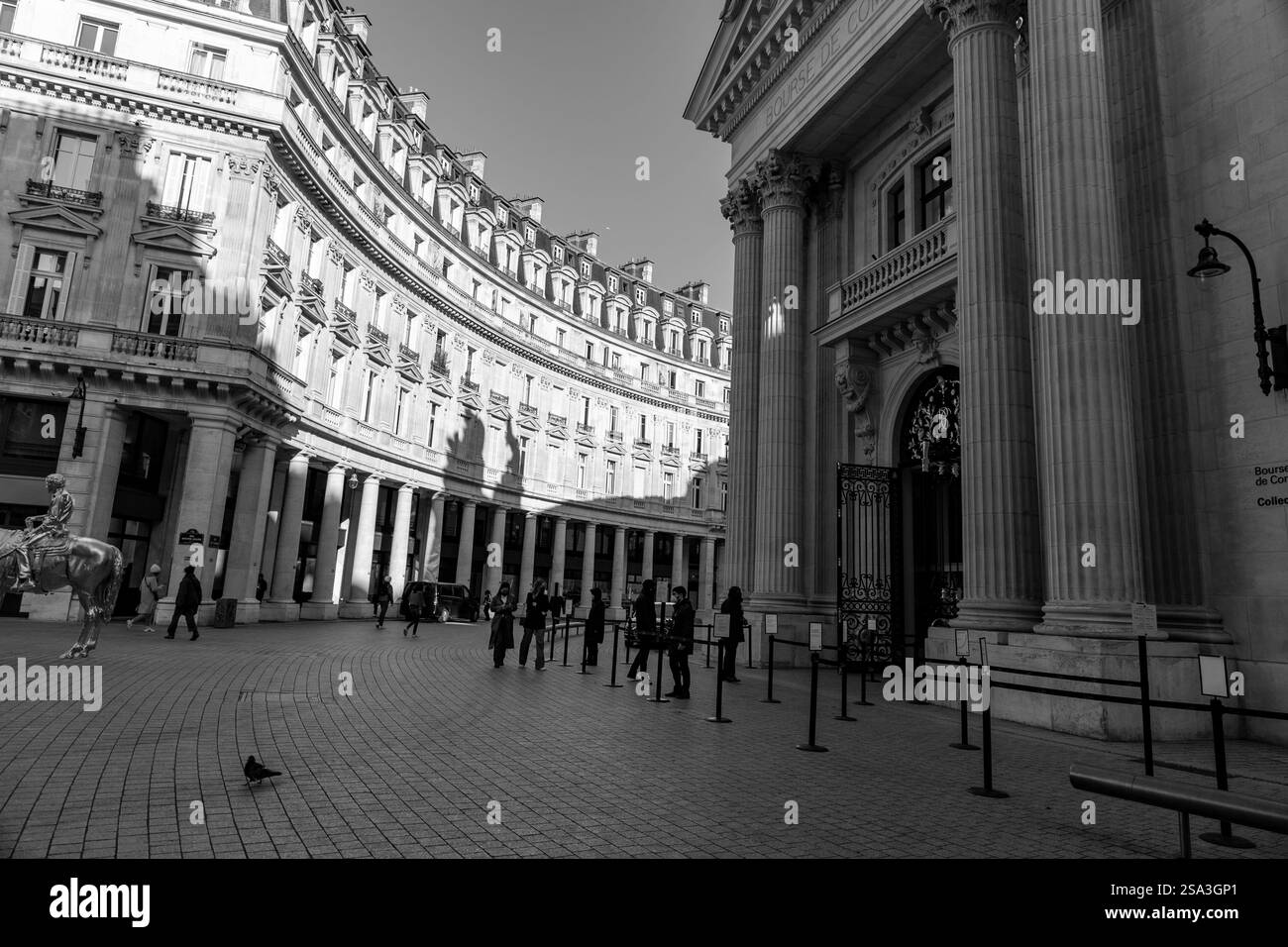 Paris, Frankreich - 24. Januar 2022: Die Bourse de Commerce ist der Pariser Ausstellungsort der Pinault Collection, der ehemaligen Weizenbörse Stockfoto