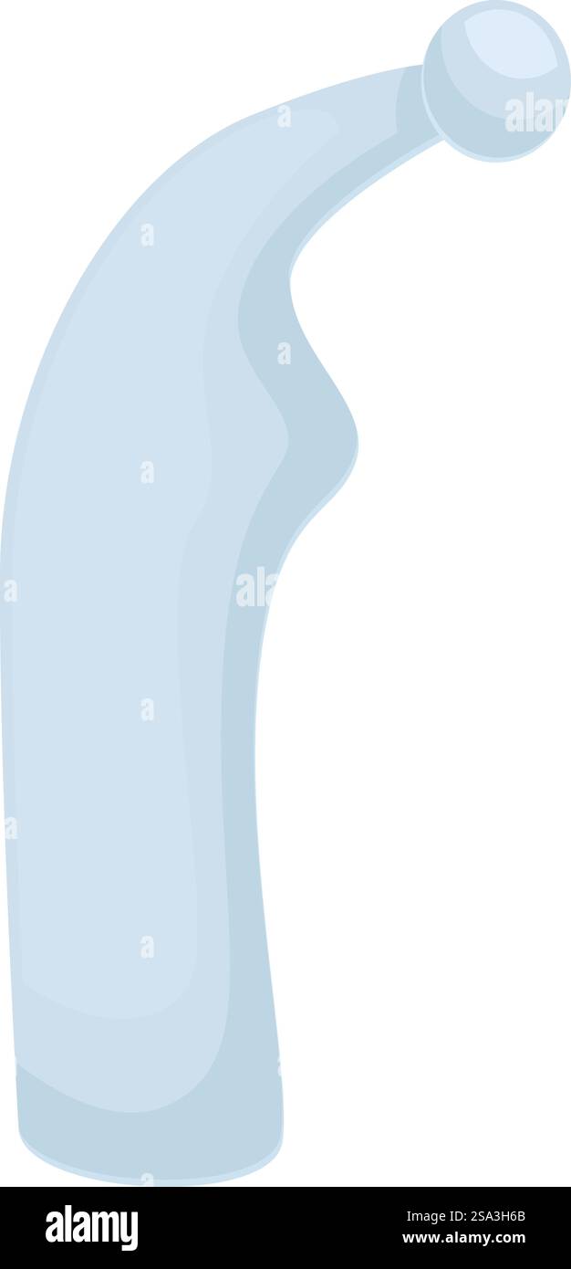 Zeichentrick-Sprühflasche Illustration mit Vektorgrafik-Design, das ein einfaches, flaches und modernes Reinigungshilfsmittel-Symbol für Haushalt Sanitär und Hygiene darstellt. Vektorgrafik einer stilisierten grauen Sprühflasche, geeignet für Reinigungsthemen Stock Vektor