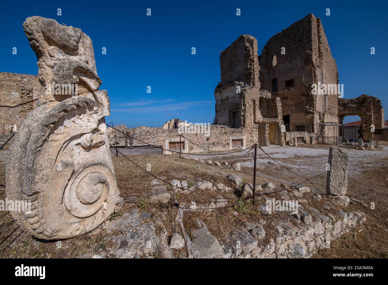 Castello Della Valle, Fiumefreddo Bruzio, Cosenza, Kalabrien, Italien Stockfoto