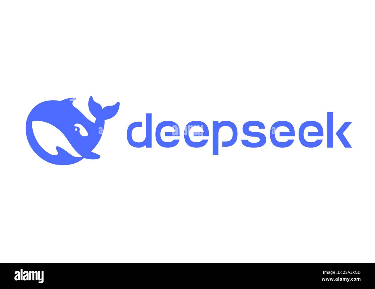 Deepseek-Logo Stockfoto