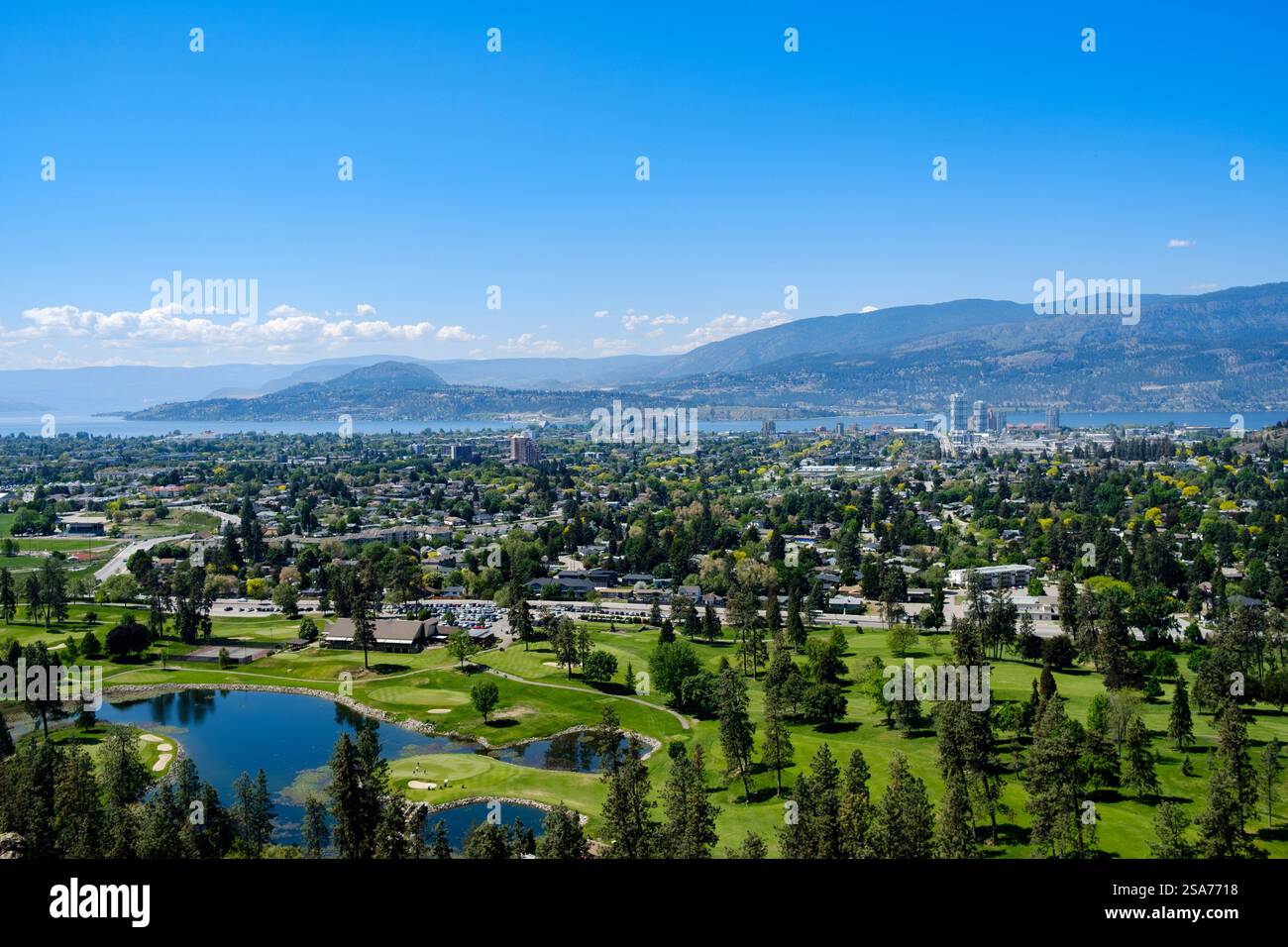 Das Okanagan Valley, British Columbia Stockfoto