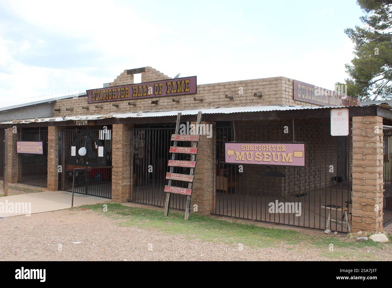 Gunslingers Museum in Tombstone Arizona Stockfoto