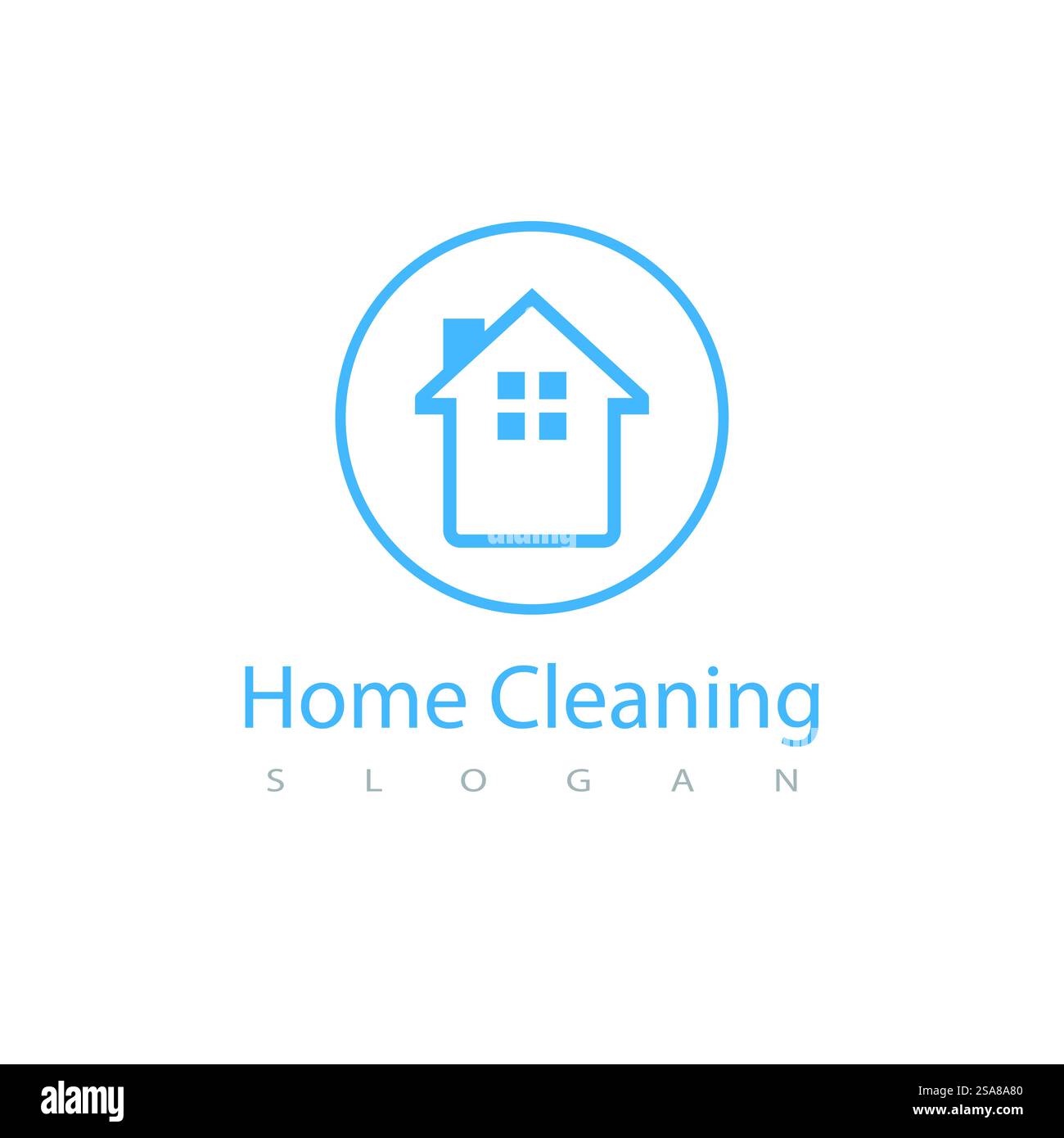 Cleaning Logo Template Vector Symbol Natur Stock Vektor