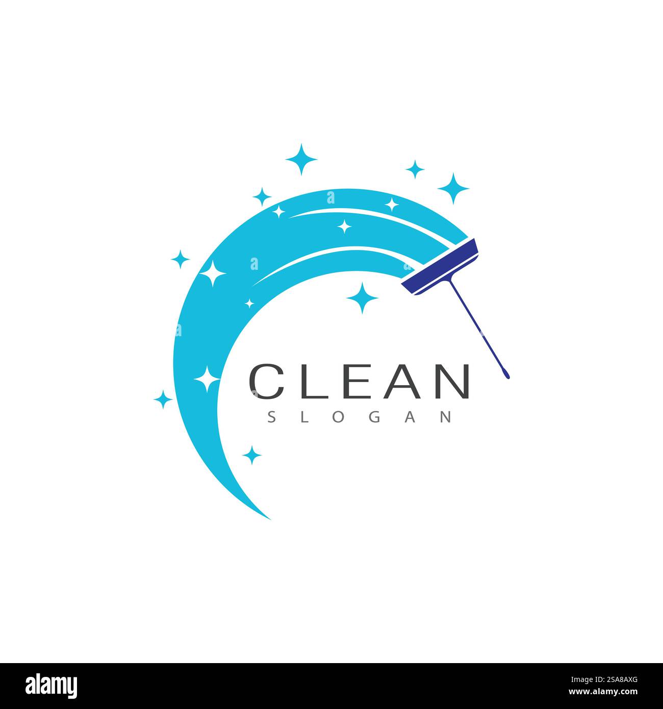 Cleaning Logo Template Vector Symbol Natur Stock Vektor