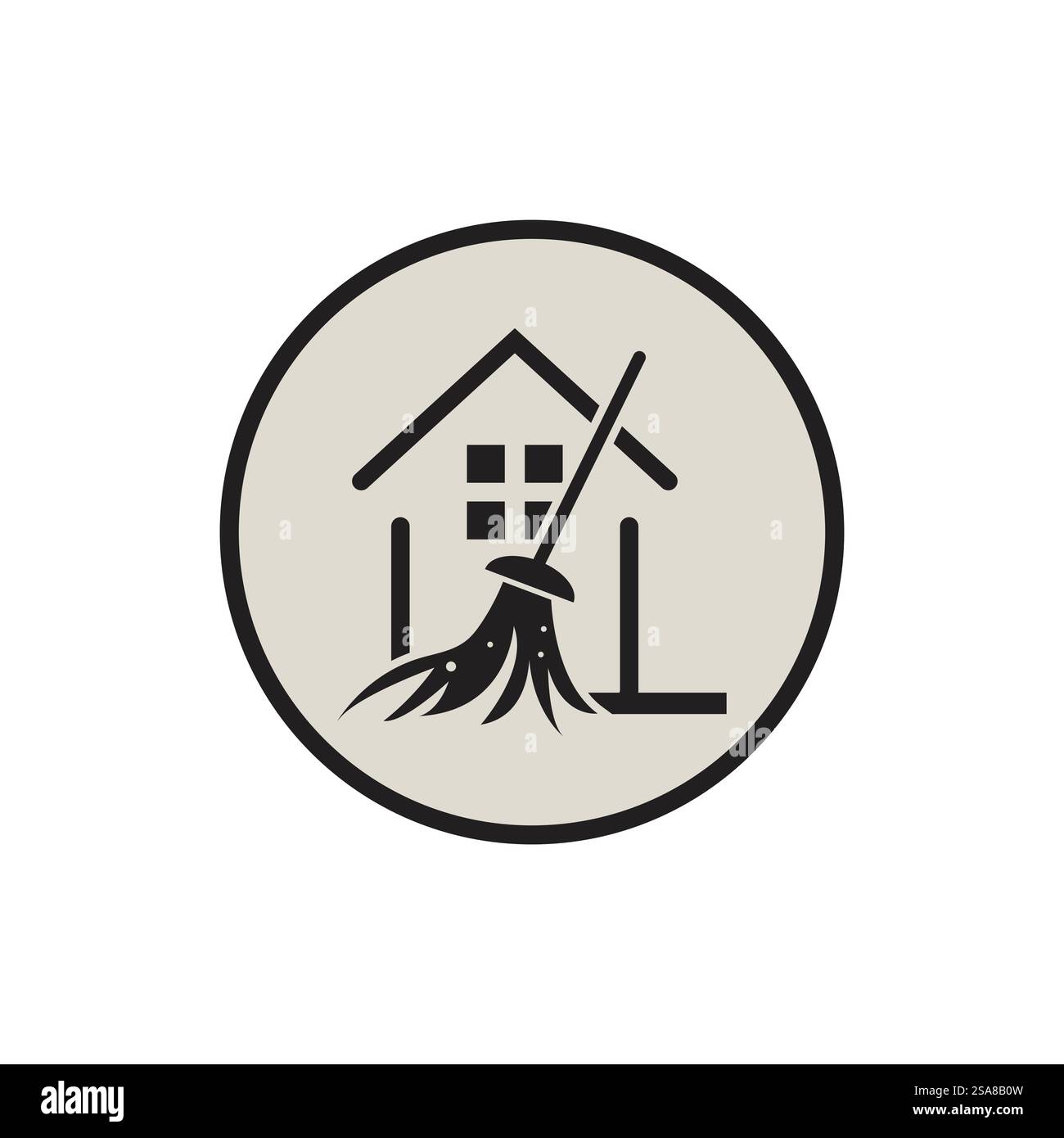 Cleaning Logo Template Vector Symbol Natur Stock Vektor