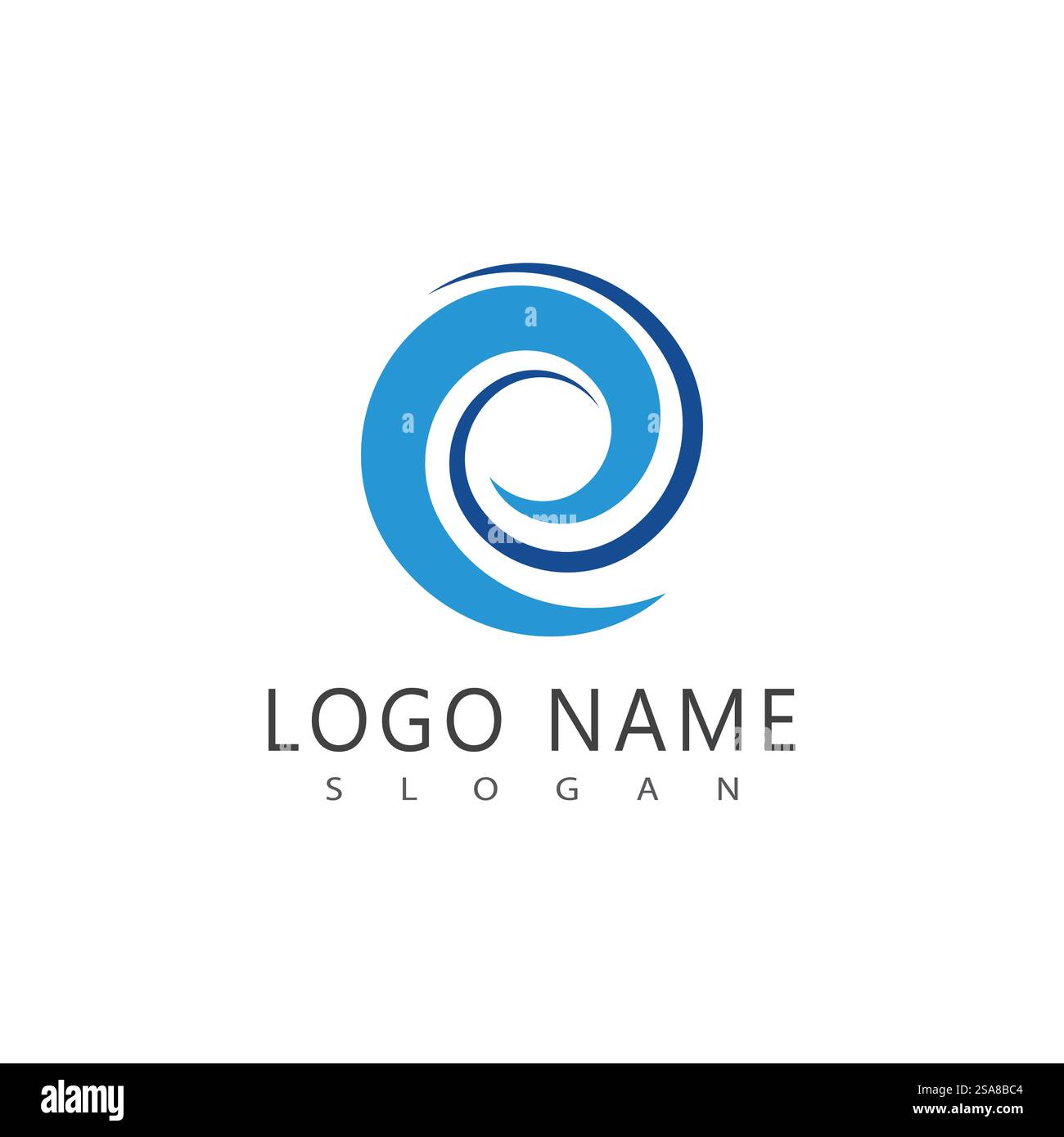 Sea Wave Logo Vektor Business Element und Symbol Stock Vektor