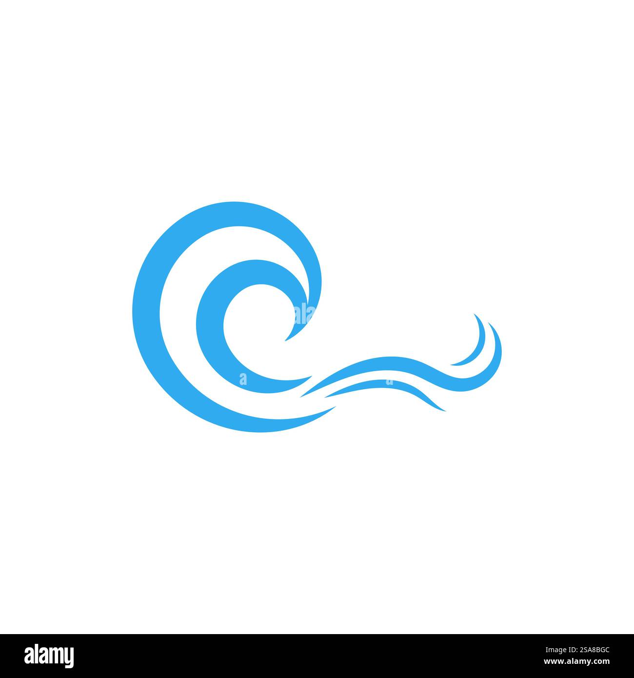 Sea Wave Logo Vektor Business Element und Symbol Stock Vektor