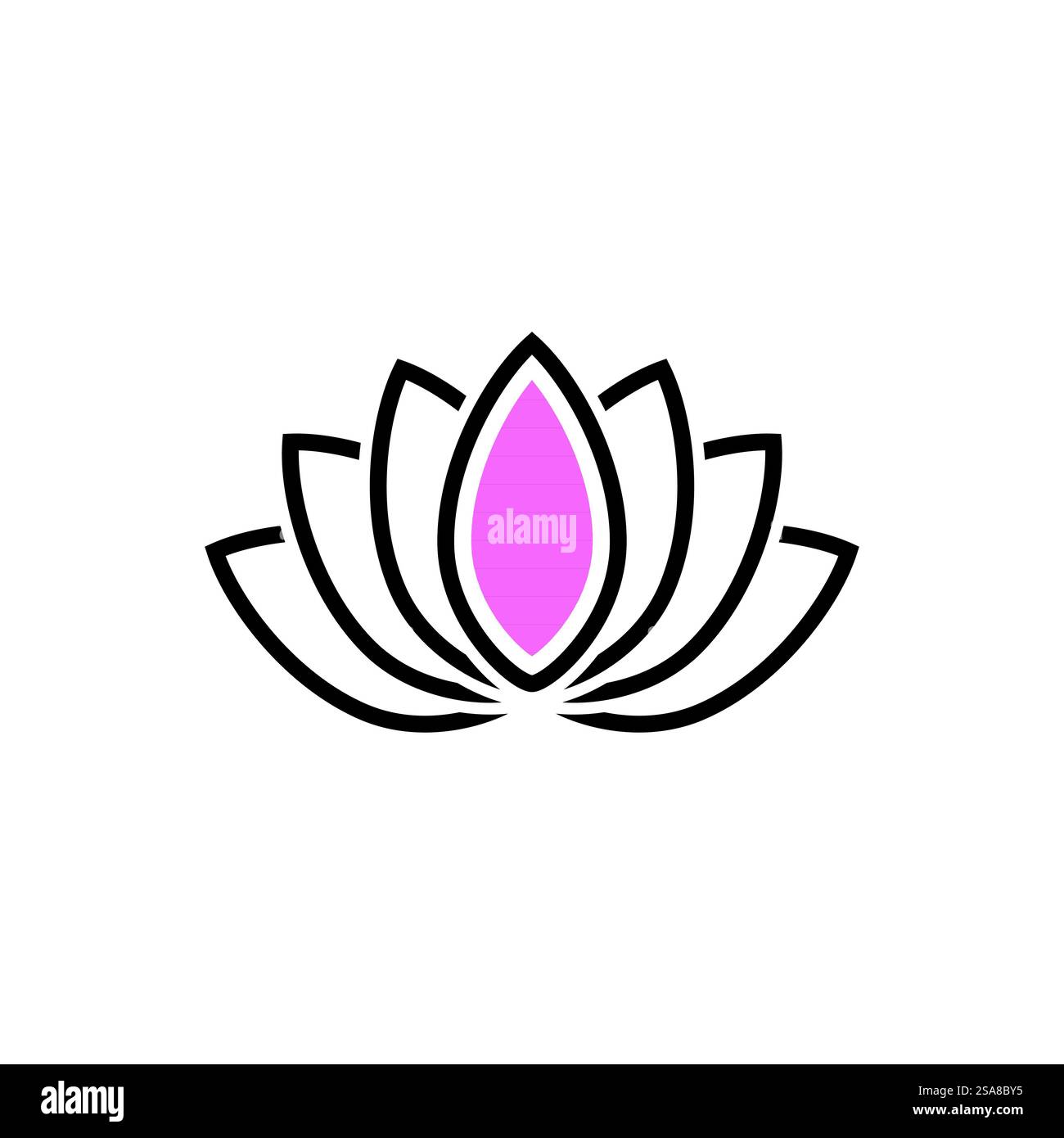 Lotus Logos Vektorvorlage Symbolelementart Stock Vektor