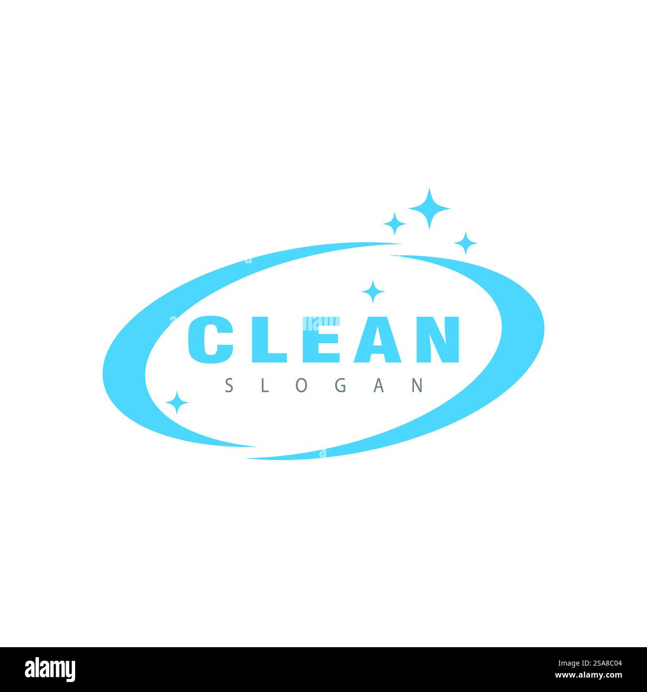 Cleaning Logo Template Vector Symbol Natur Stock Vektor