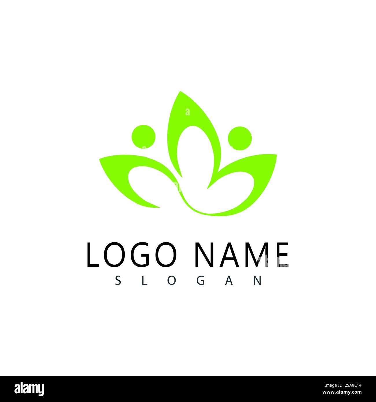 Lotus Logos Vektorvorlage Symbolelementart Stock Vektor
