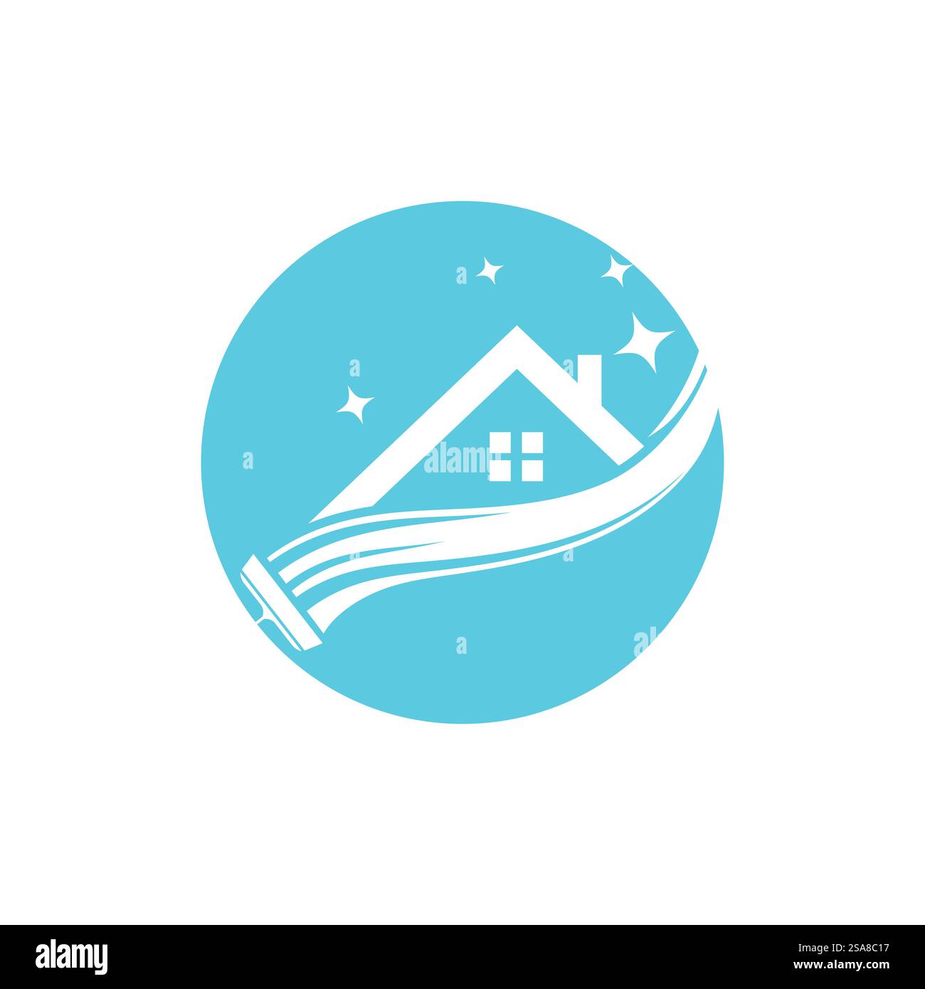 Cleaning Logo Template Vector Symbol Natur Stock Vektor