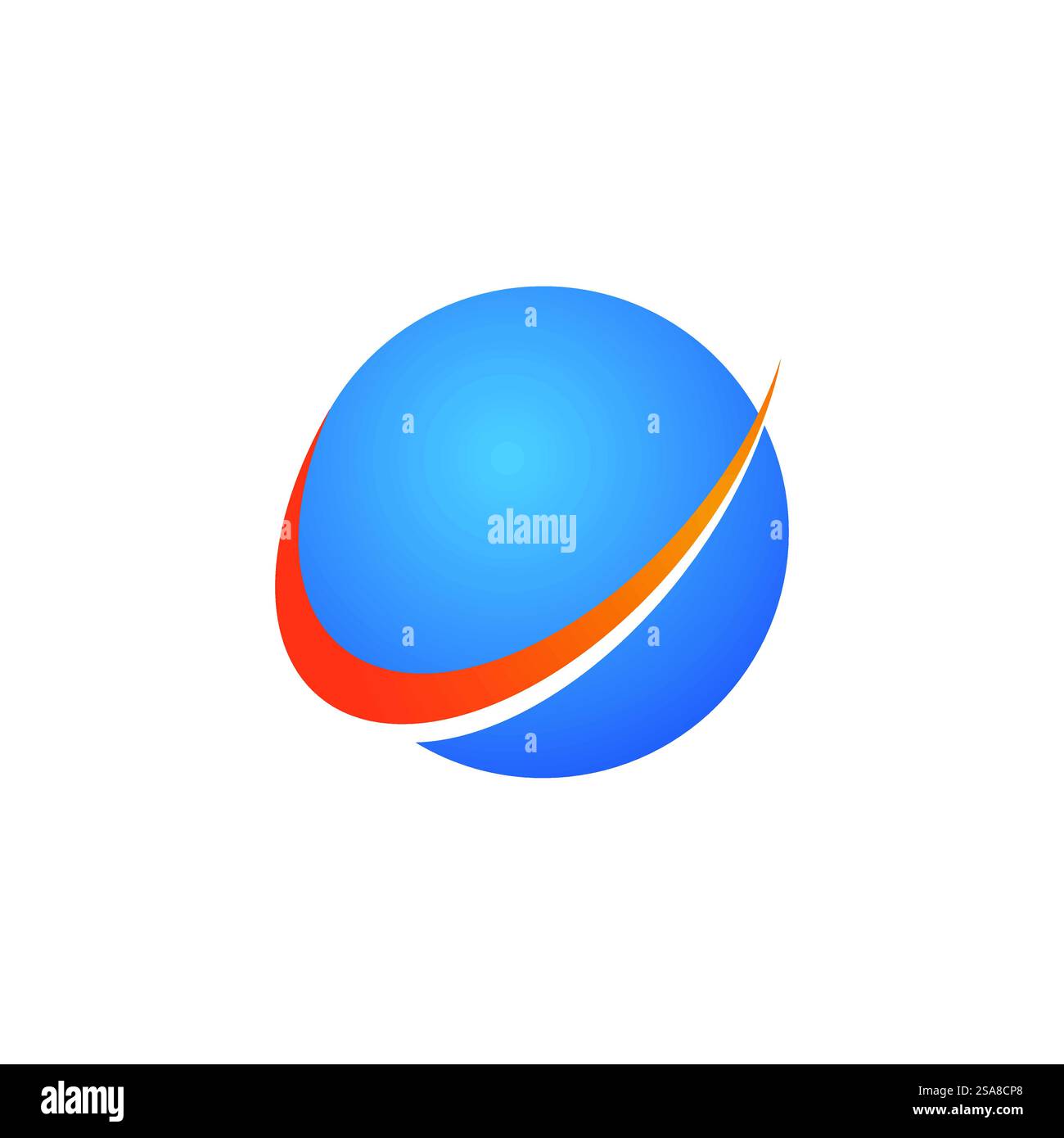 Design von Symbol-Elementen für die Vektorvorlage des Kreislogos Stock Vektor