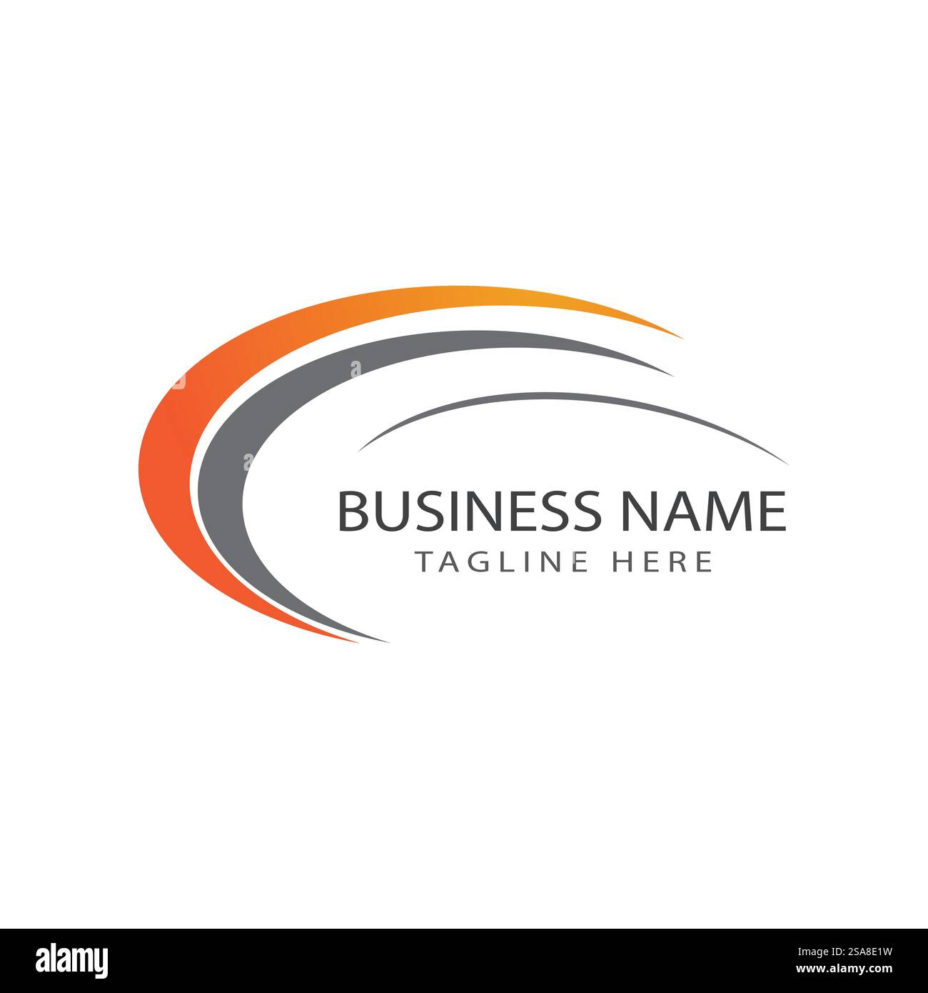 Design von Symbol-Elementen für die Vektorvorlage des Kreislogos Stock Vektor