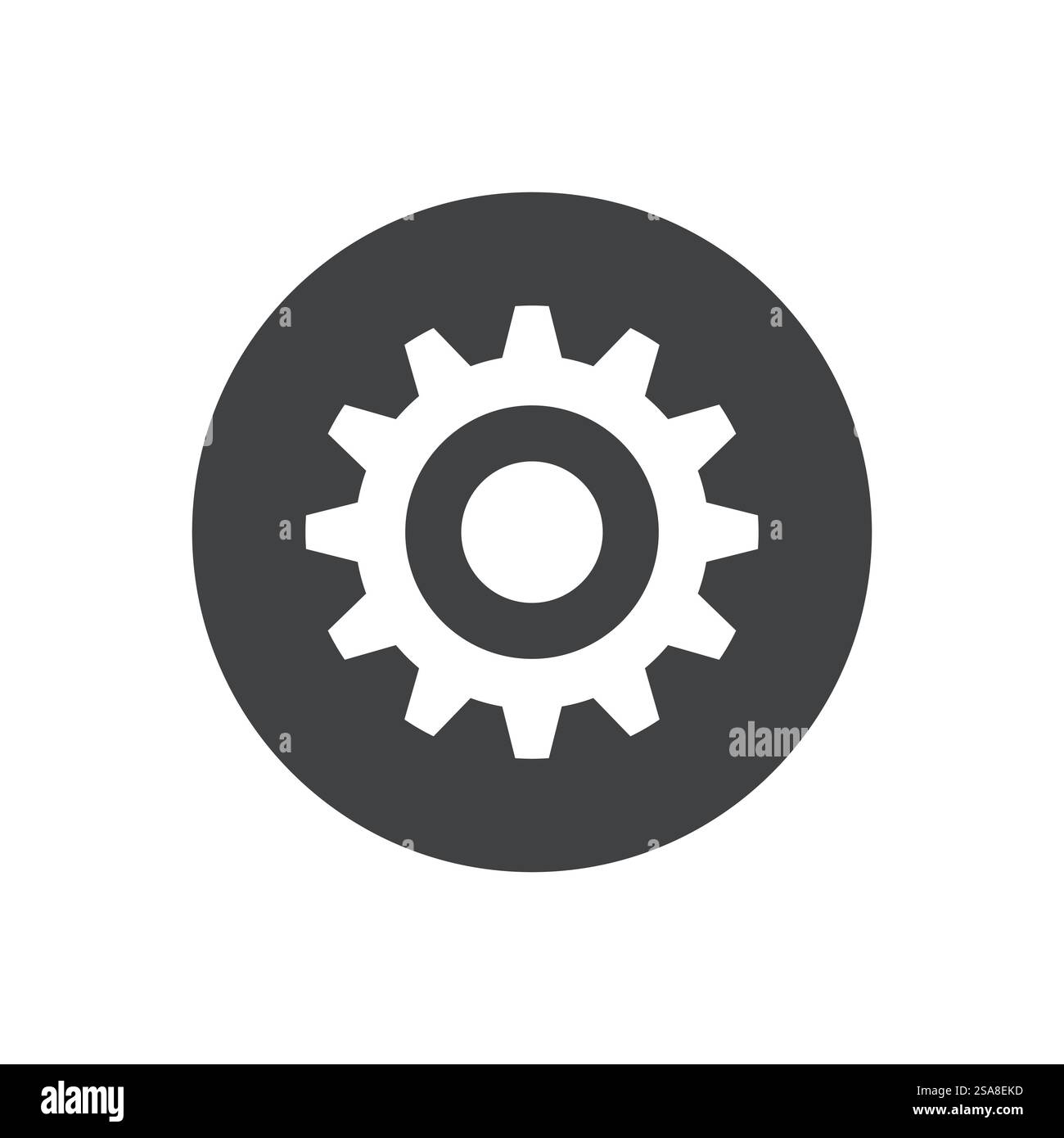 Gear Logo Vektorvorlage Symbol Design Stock Vektor