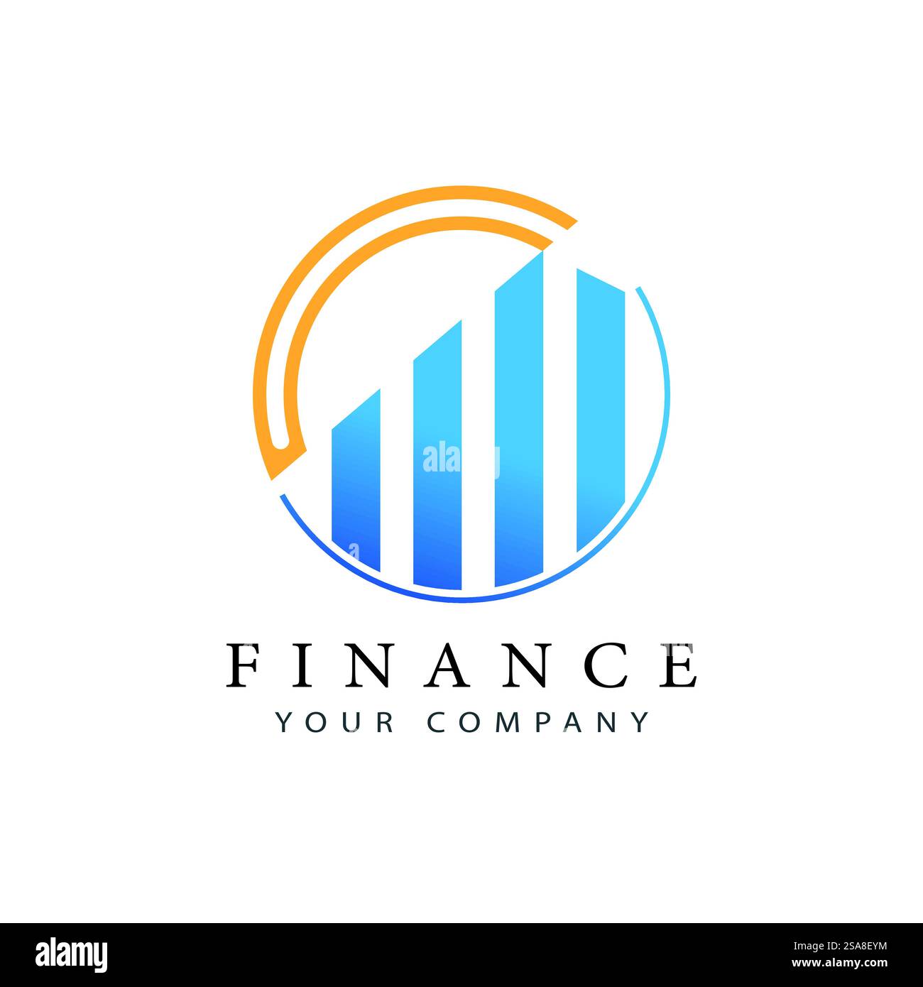 Wirtschaft Finanzen Logo Vorlage vektor Icon Design Stock Vektor