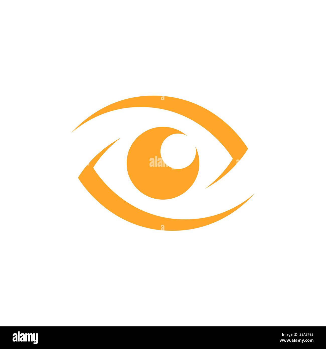 Branding Identität Corporate Eye Care Vektor-Logo-design Stock Vektor