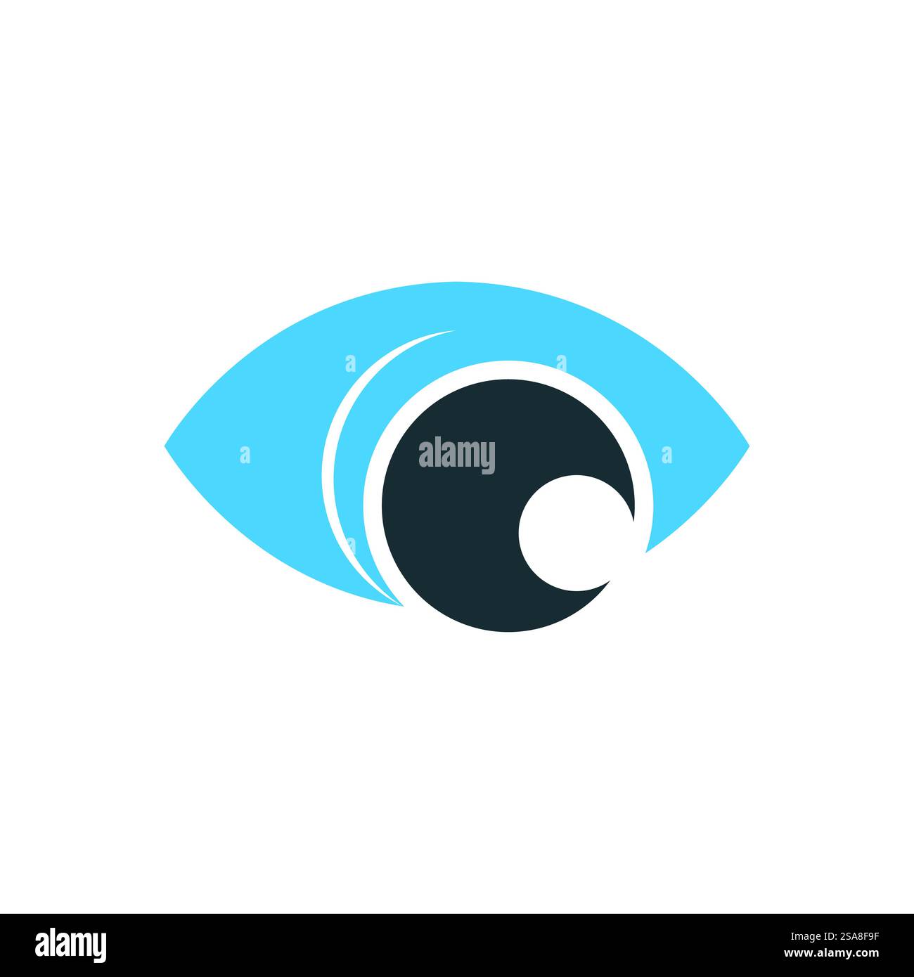 Branding Identität Corporate Eye Care Vektor-Logo-design Stock Vektor