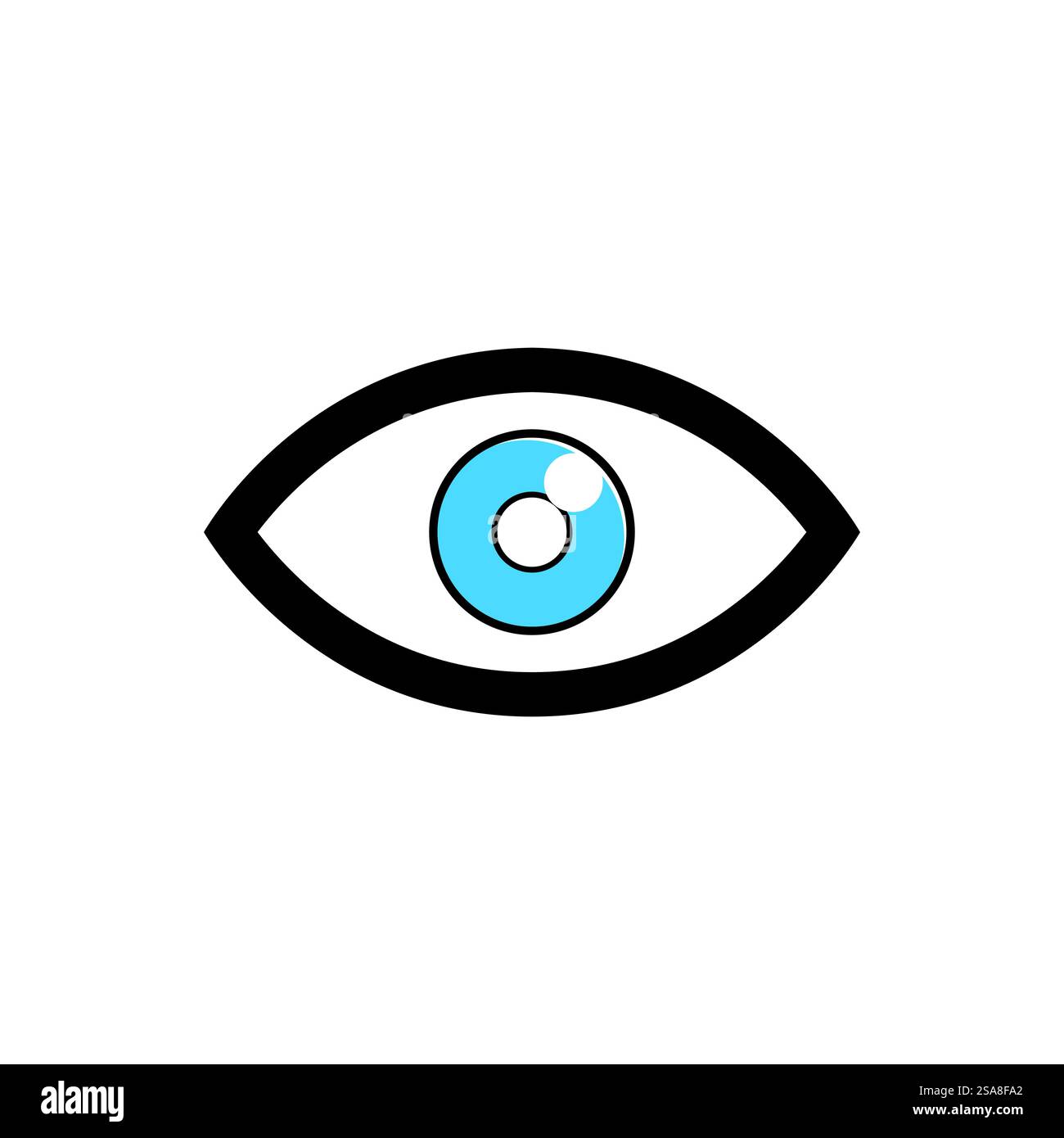 Branding Identität Corporate Eye Care Vektor-Logo-design Stock Vektor