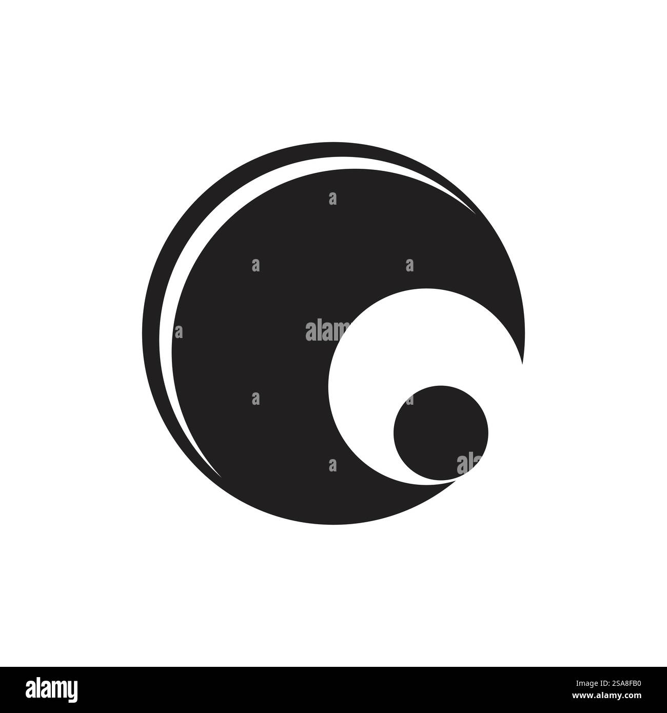 Branding Identität Corporate Eye Care Vektor-Logo-design Stock Vektor